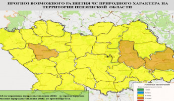 В большинстве районов Пензенской области ожидается 3 класс пожарной опасности