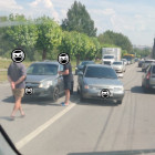 На улице Окружной в Пензе столкнулись два автомобиля