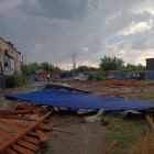 В Пензенской области ветер разрушил крыши домов, больниц и школ