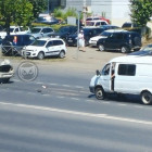 На проспекте Победы в Пензе микроавтобус врезался в легковушку