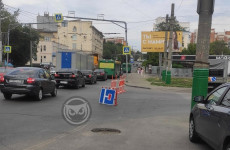 В Пензе из-за перекрытия дороги парализовало микрорайон Терновка