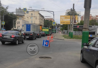 В Пензе из-за перекрытия дороги парализовало микрорайон Терновка