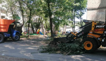 В Пензе с улиц Железнодорожного района вывезли 105 кубометров мусора
