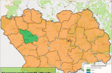 В большинстве районов Пензенской области прогнозируется четвертый класс пожарной опасности