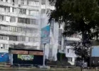 На проспекте Строителей в Пензе забил фонтан высотой в шесть этажей