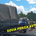 Очевидцы сообщили о жутком ДТП на трассе Р-158 в Пензенской области
