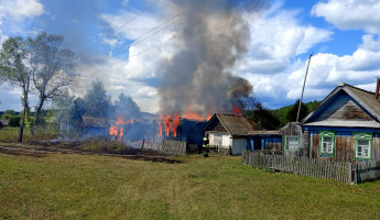 Опубликованы фото с места страшного пожара в Пензенской области