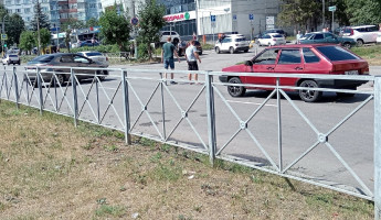 На улице Окружной в Пензе осложнено движение из-за ДТП