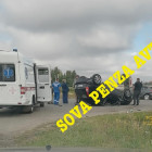 В Пензенской области перевернулся автомобиль: на месте работают врачи