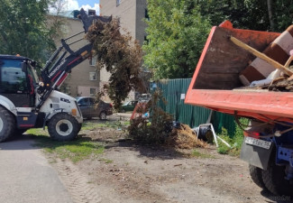 В Первомайском районе Пензы навели чистоту и порядок