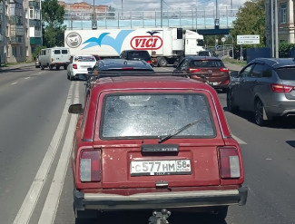 В районе Пензы-3 образовалась гигантская пробка из-за ДТП