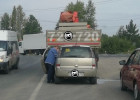 На окраине Пензы легковушка врезалась в грузовик