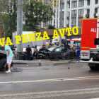 Очевидцы сообщают о страшной аварии на улице Гагарина в Пензе
