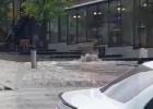 В Пензе после ливня и урагана затопило центральную улицу (видео)