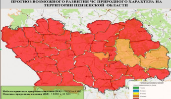 Будьте осторожны! В Пензенской области прогнозируется наивысший класс пожарной опасности