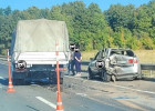 Очевидцы сообщают о жуткой аварии на трассе М5 в Пензенской области