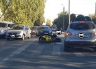 Пензенцы сообщают об аварии с мотоциклистом на улице Пролетарской