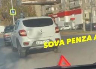 На улице Токарной в Пензе осложнено движение из-за ДТП