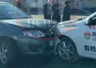 На улице Терновского в Пензе лоб в лоб столкнулись две машины