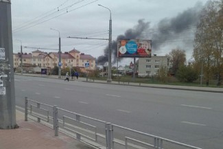 Пользователи социальных сетей сообщают о пожаре возле детского сада в Терновке