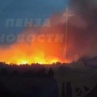 Масштабный природный пожар охватил Сердобский район Пензенской области