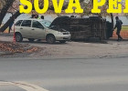 На улице Калинина в Пензе перевернулся автомобиль