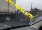 В Пензе в жуткой аварии с фурой изуродовало легковушку