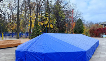 В пензенском парке Белинского завершилась консервация фонтана