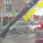 На улице Суворова в Пензе столкнулись два автомобиля