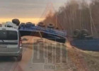 В Пензенской области случилось страшное массовое ДТП с фурами