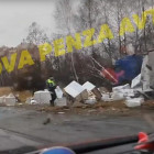 Появилось видео с места ДТП в Пензенской области, из-за которого перекрыли трассу М5