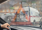 В Пензе «семерка» врезалась в машину скорой помощи