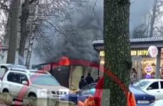 В Пензе горит Олимпийская аллея