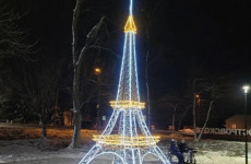 В одном из городов Пензенской области установили Эйфелеву башню