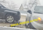 На Окружной в Пензе столкнулись внедорожник и легковушка