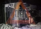 В Каменке Пензенской области перевернулась огромная фура