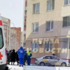 В Пензе такси врезалось в жилой дом