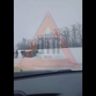 В Пензе недалеко от Загоскино перевернулась легковушка