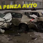 В массовом ДТП в Заречном изуродовало сразу семь машин. ВИДЕО