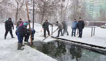 Вадим Супиков проверил ход подготовки купели на пляже микрорайона ГПЗ-24 в Пензе