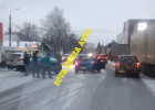 В Пензе из-за аварии встала в пробке улица Металлистов