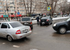 В центре Пензы парализовало движение из-за тройного ДТП