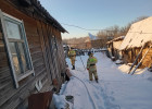 Пензенские спасатели помогли потушить пожар в Городищенском районе