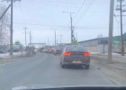 В Пензе после установки светофора встала в огромной пробке улица Рябова