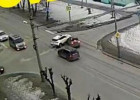 Момент столкновения двух машин в центре Пензы попал на видео