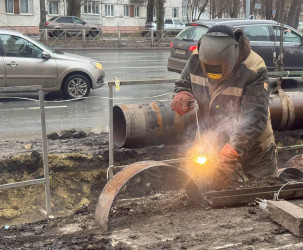 На улице Кулакова в Пензе завершили ремонт тепломагистрали