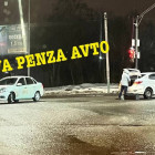 Жесткое ДТП в Пензе: две легковушки не поделили перекресток