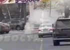На дороге в центре Пензы прямо из-под асфальта валит пар