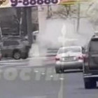 На дороге в центре Пензы прямо из-под асфальта валит пар