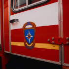 В Пензенской области пламя охватило срубовую баню